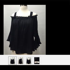Black J. Crew Silk top